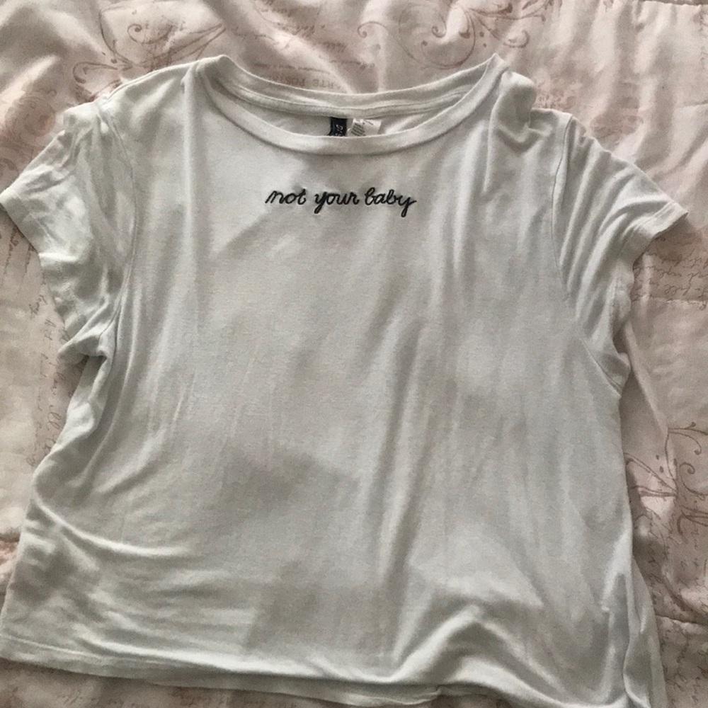 H&M Not Your Baby Top